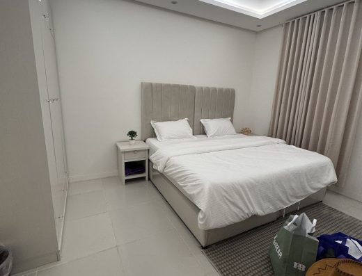 the white Apartments 1 riyadh